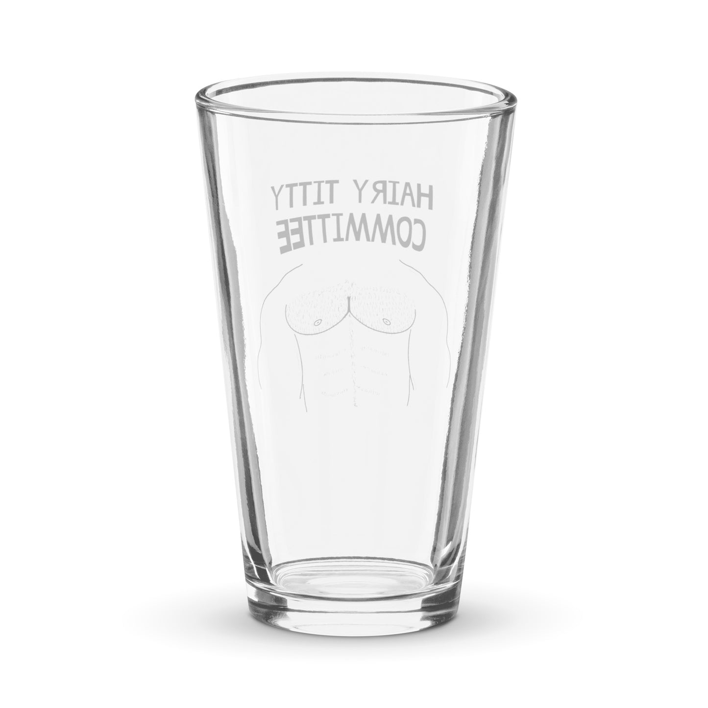 HAIRY TITTY COMMITTEE GLASS